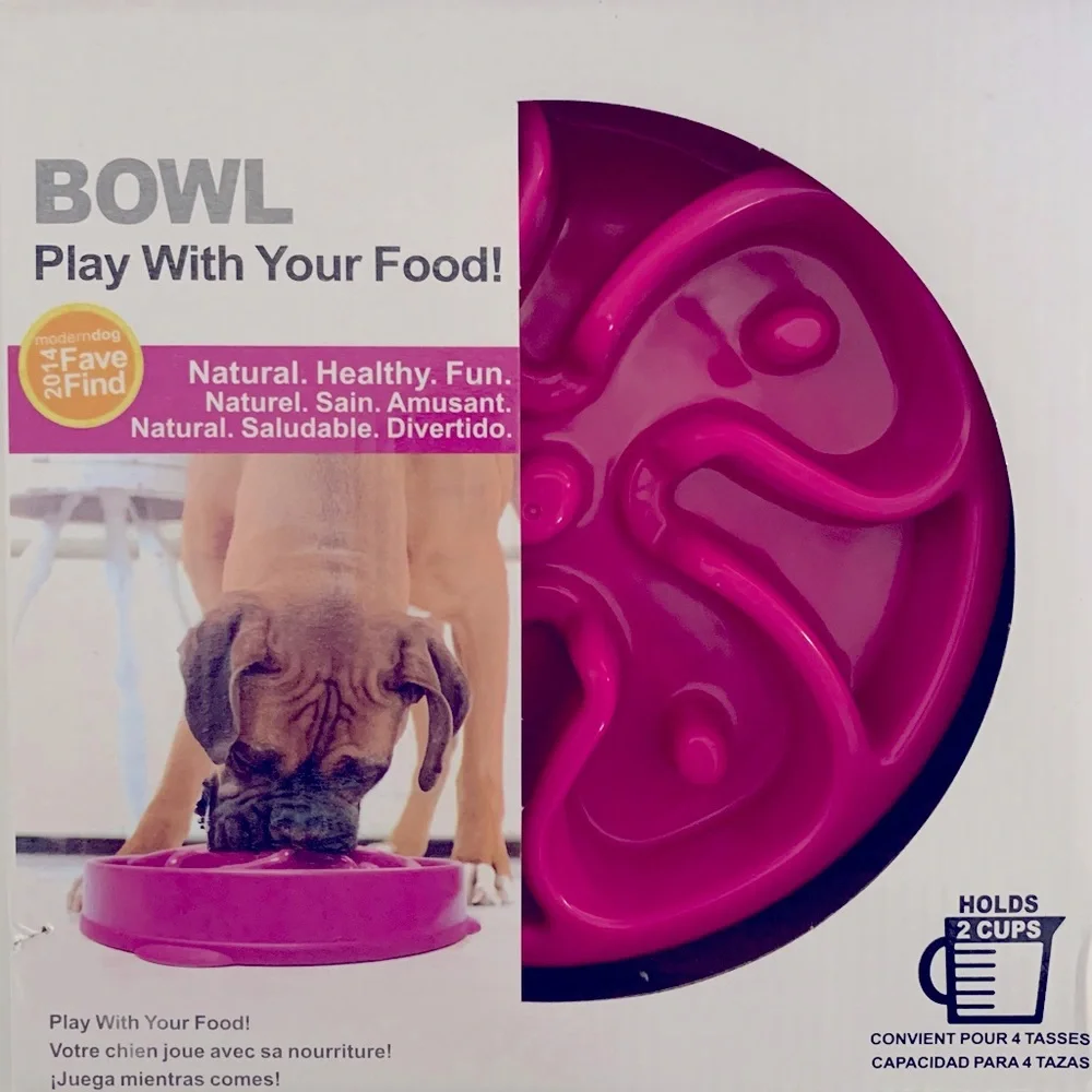 BOWL MINI Play With Your Food Purple Bowl Holds 2 Cups